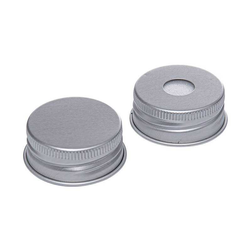 38 mm ploché/perforované hliníkové uzávery fľaše